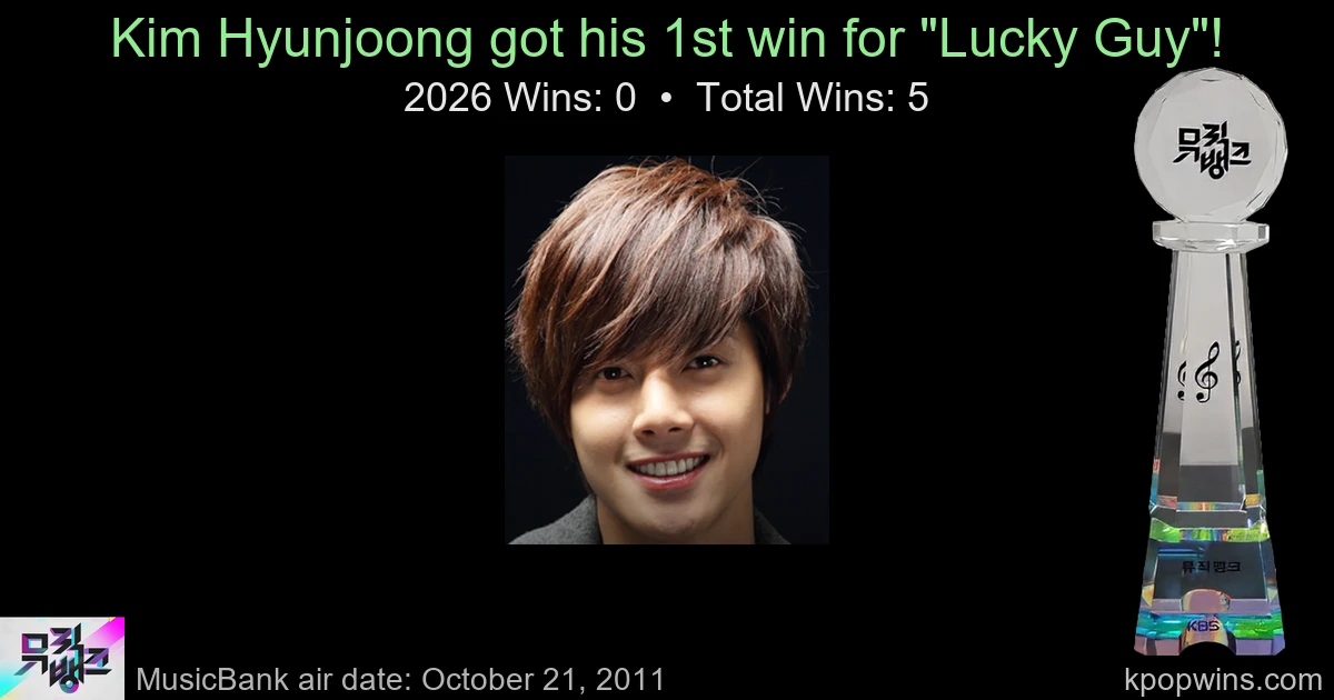 Kim Hyunjoong - Lucky Guy